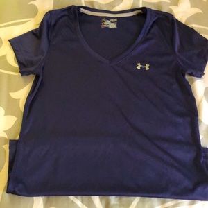 Solid Heat Gear V Neck workout shirt